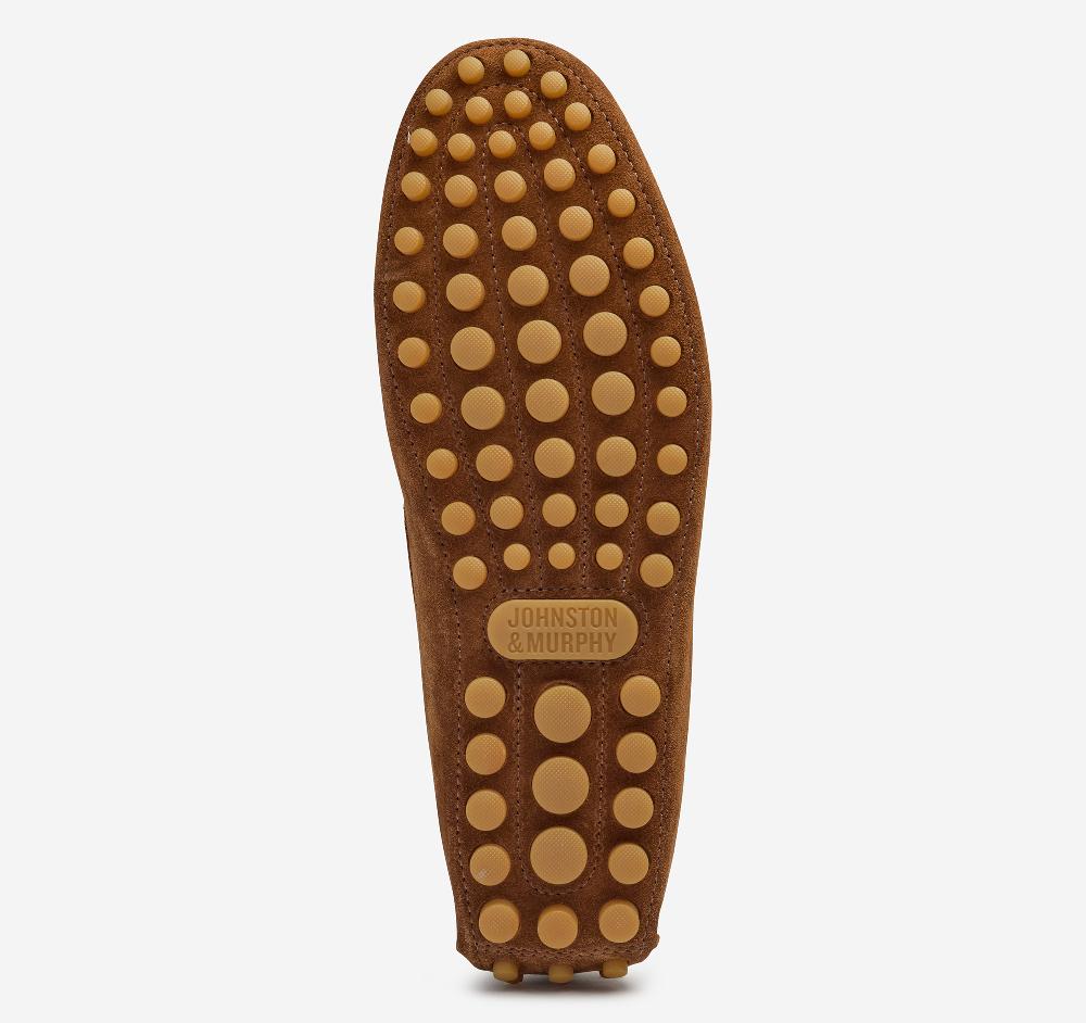 Johnston & Murphy Athens Penny Snuff Suede