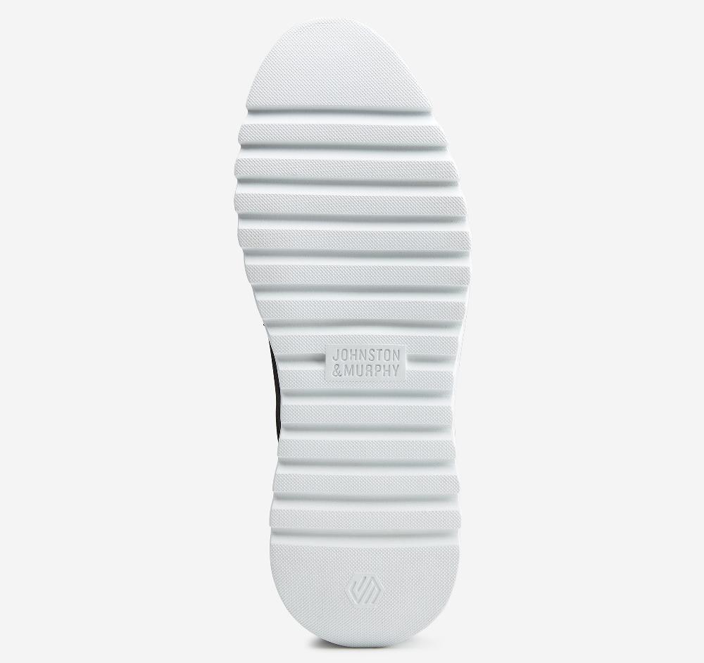 Johnston & Murphy Braydon Knit Plain Toe Gray Knit