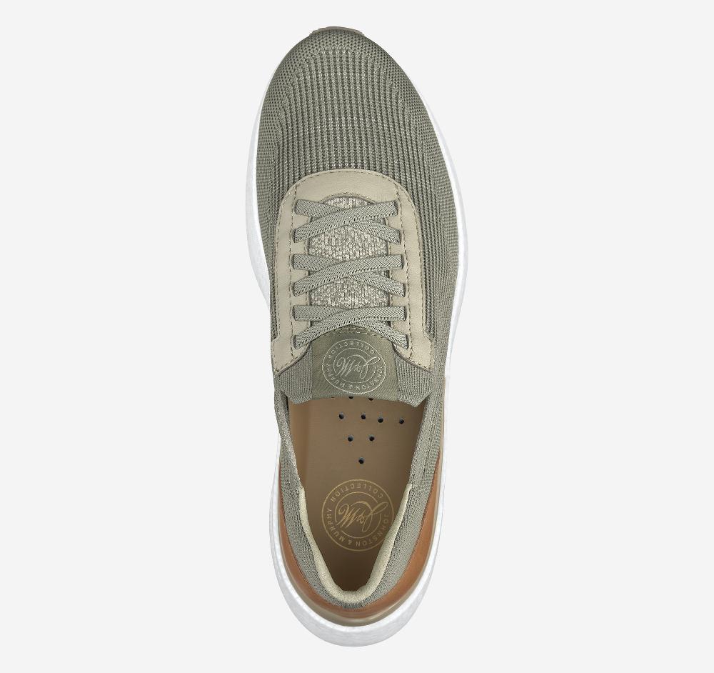 Johnston & Murphy Briley Knit Jogger Taupe Knit