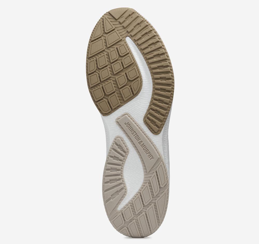 Johnston & Murphy Briley Knit Jogger Taupe Knit