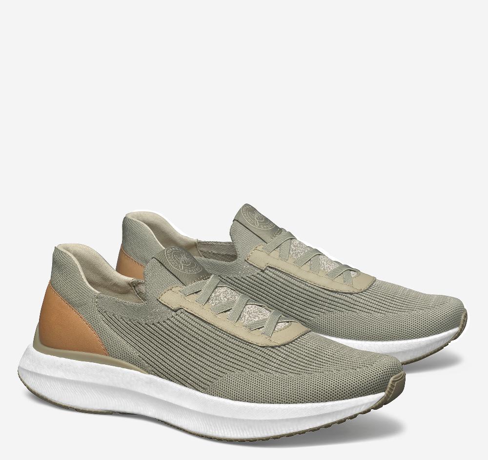 johnston & murphy Briley Knit Jogger Taupe Knit