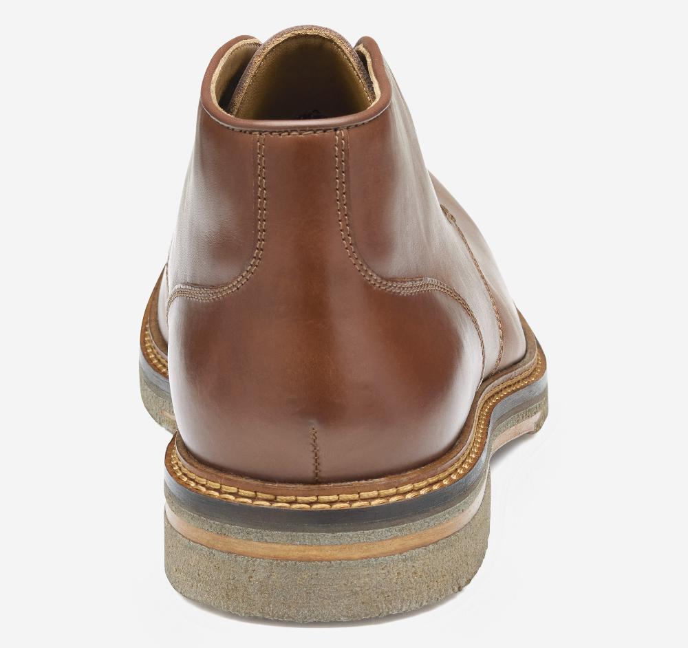 Johnston & Murphy Calder Chukka Mahogany Full Grain