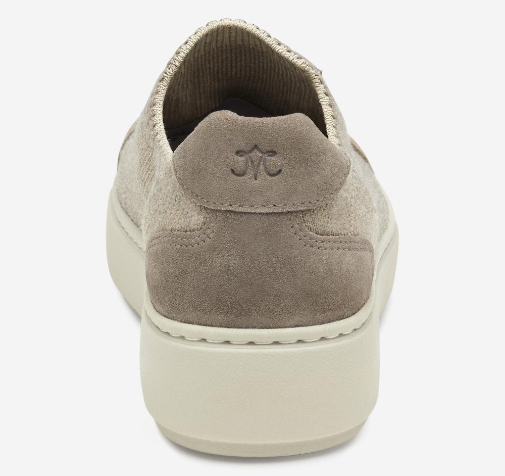 Johnston & Murphy Cammie Knit Lace-Up Taupe Knit