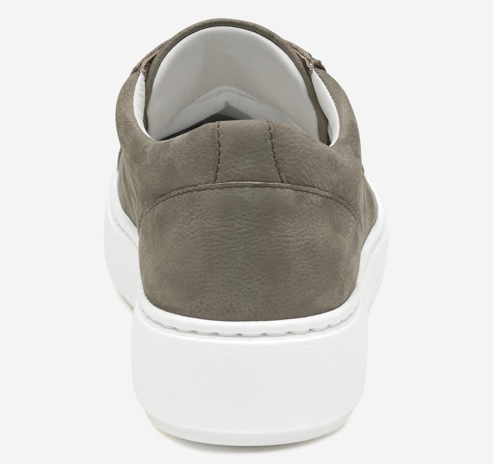 Johnston & Murphy Cammie Lace-Up Gray Tumbled Nubuck