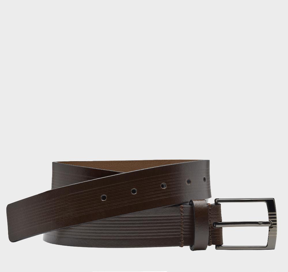 johnston & murphy Center Laser Belt Brown