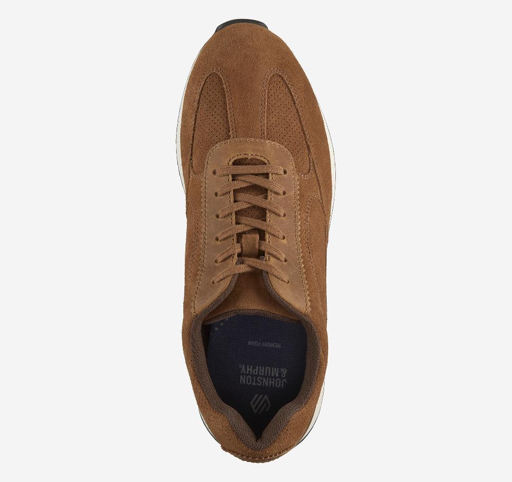 Johnston & Murphy Chase Perfed T-Toe Snuff Suede
