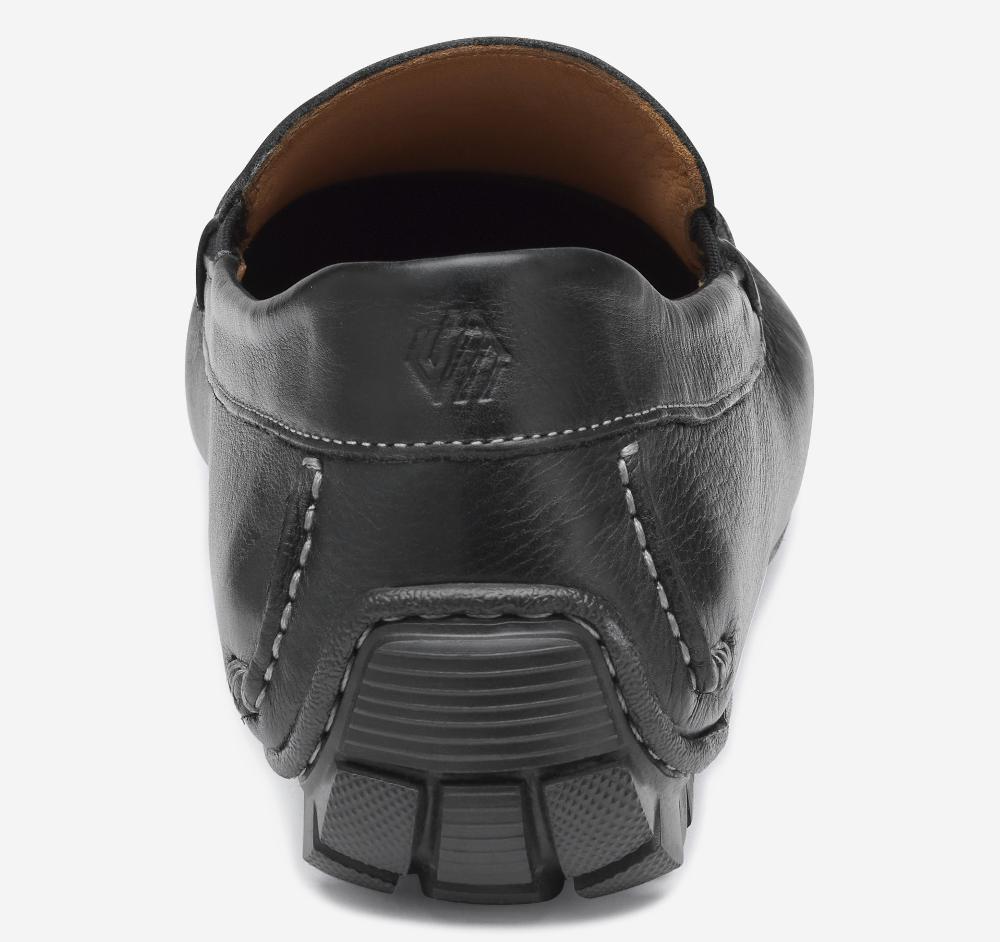 Johnston & Murphy Cort Moc Venetian Black Full Grain