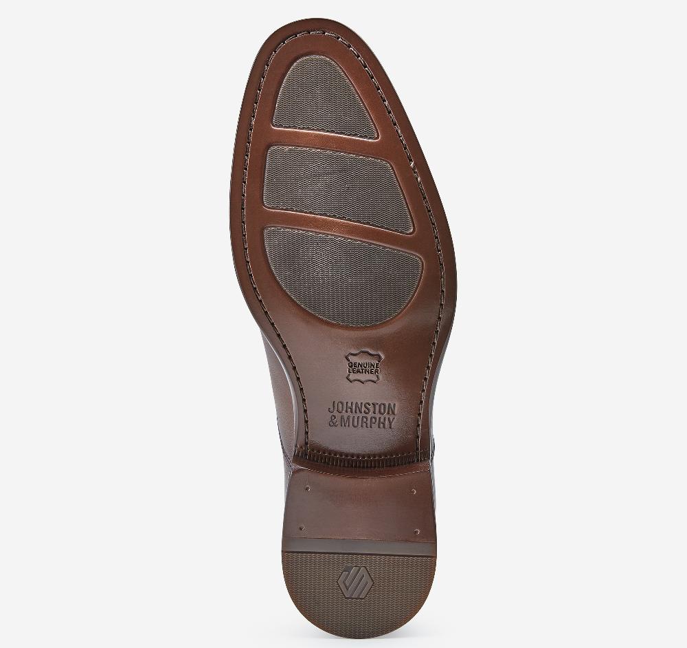 Johnston & Murphy Danridge Cap Toe Tan Full Grain