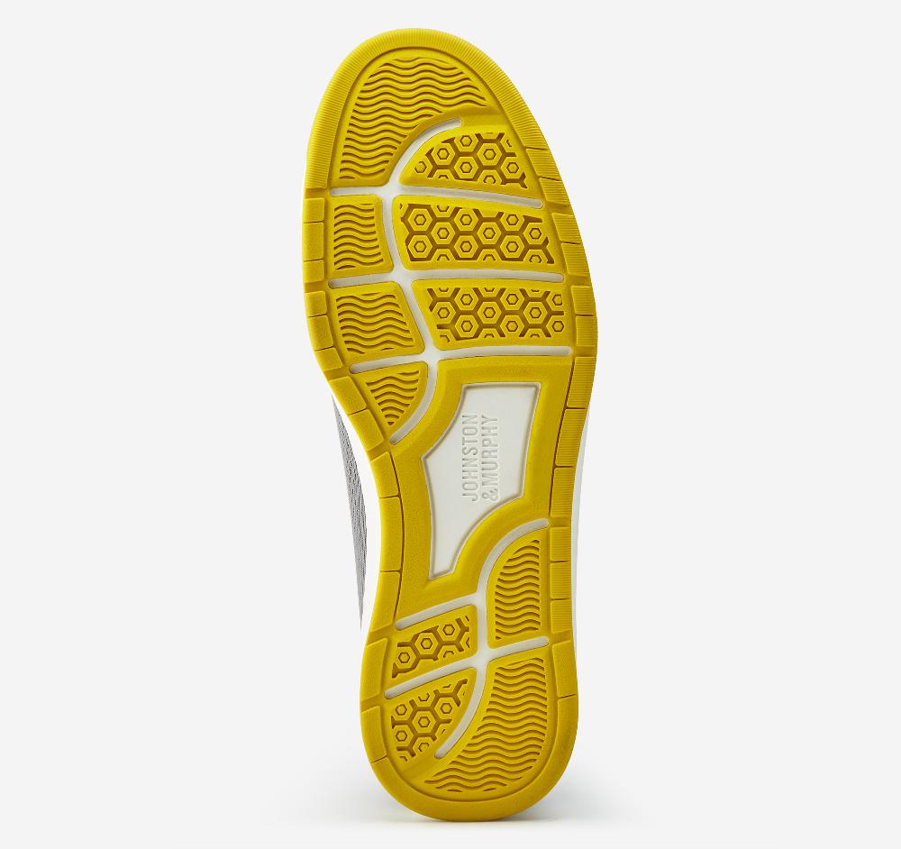 Johnston & Murphy Daxton Knit Lace-Up Gray Knit