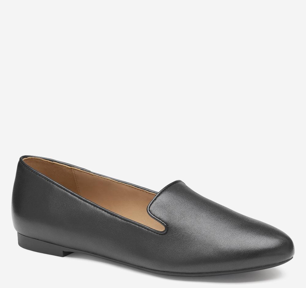 johnston & murphy Delanie Loafer Black Glove Leather