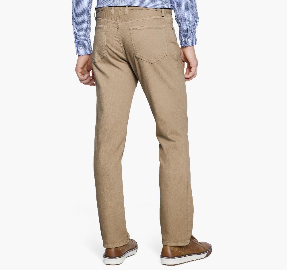 Johnston & Murphy Denim Jeans Khaki Overdye