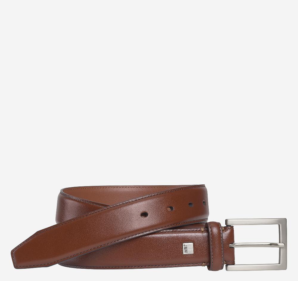 johnston & murphy Johnston & Murphy Dress Belt Saddle Tan