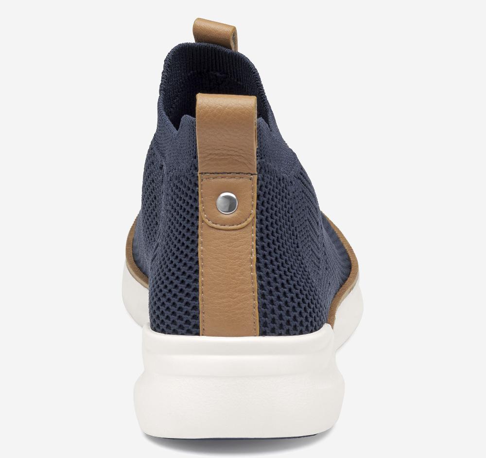 Johnston & Murphy Emery Knit Chelsea Boot Navy Knit