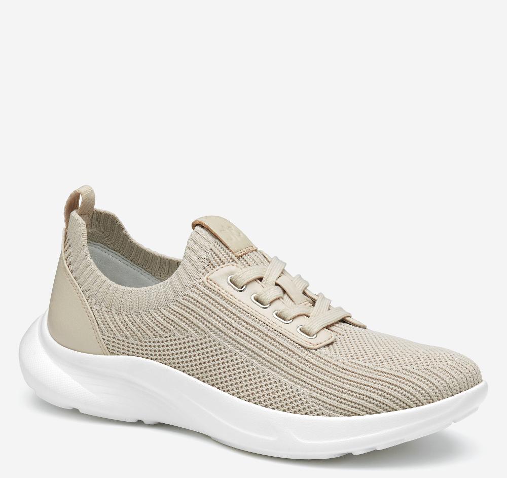 johnston & murphy Escape Knit Lace-Up Blush Knit