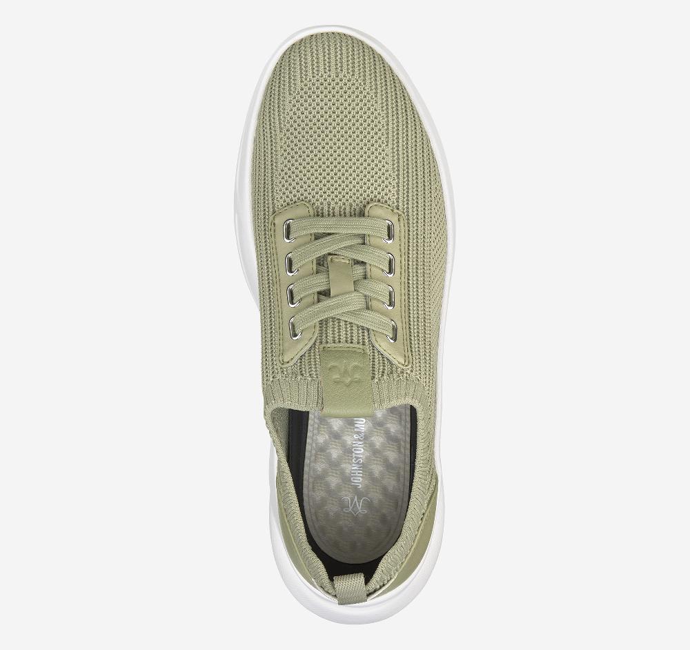 Johnston & Murphy Escape Knit Lace-Up Sage Knit
