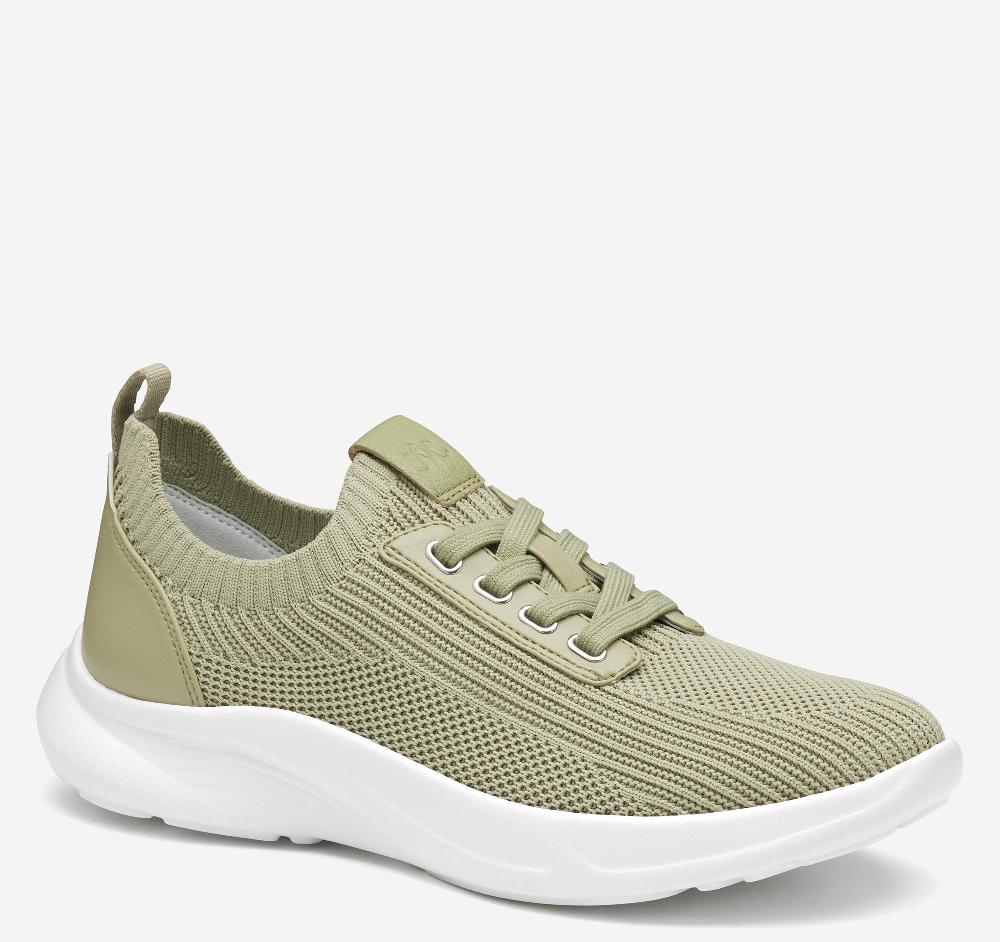 johnston & murphy Escape Knit Lace-Up Sage Knit