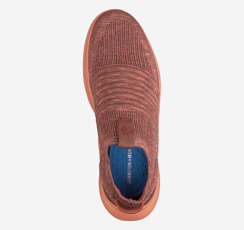 Johnston & Murphy Escape Knit Slip-On Rust Knit