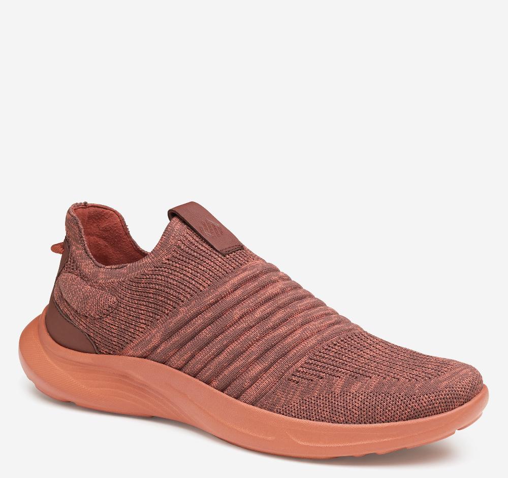 johnston & murphy Escape Knit Slip-On Rust Knit
