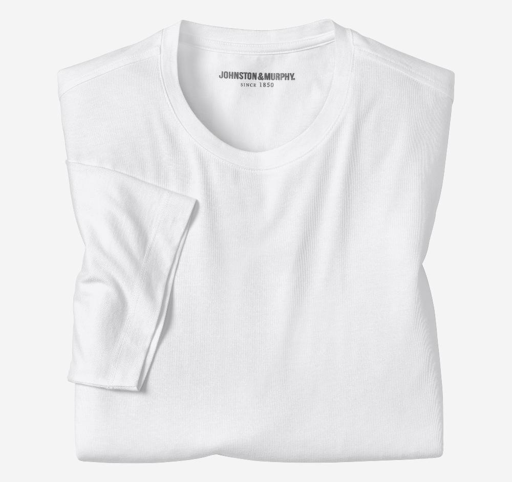 johnston & murphy Essential Tee White