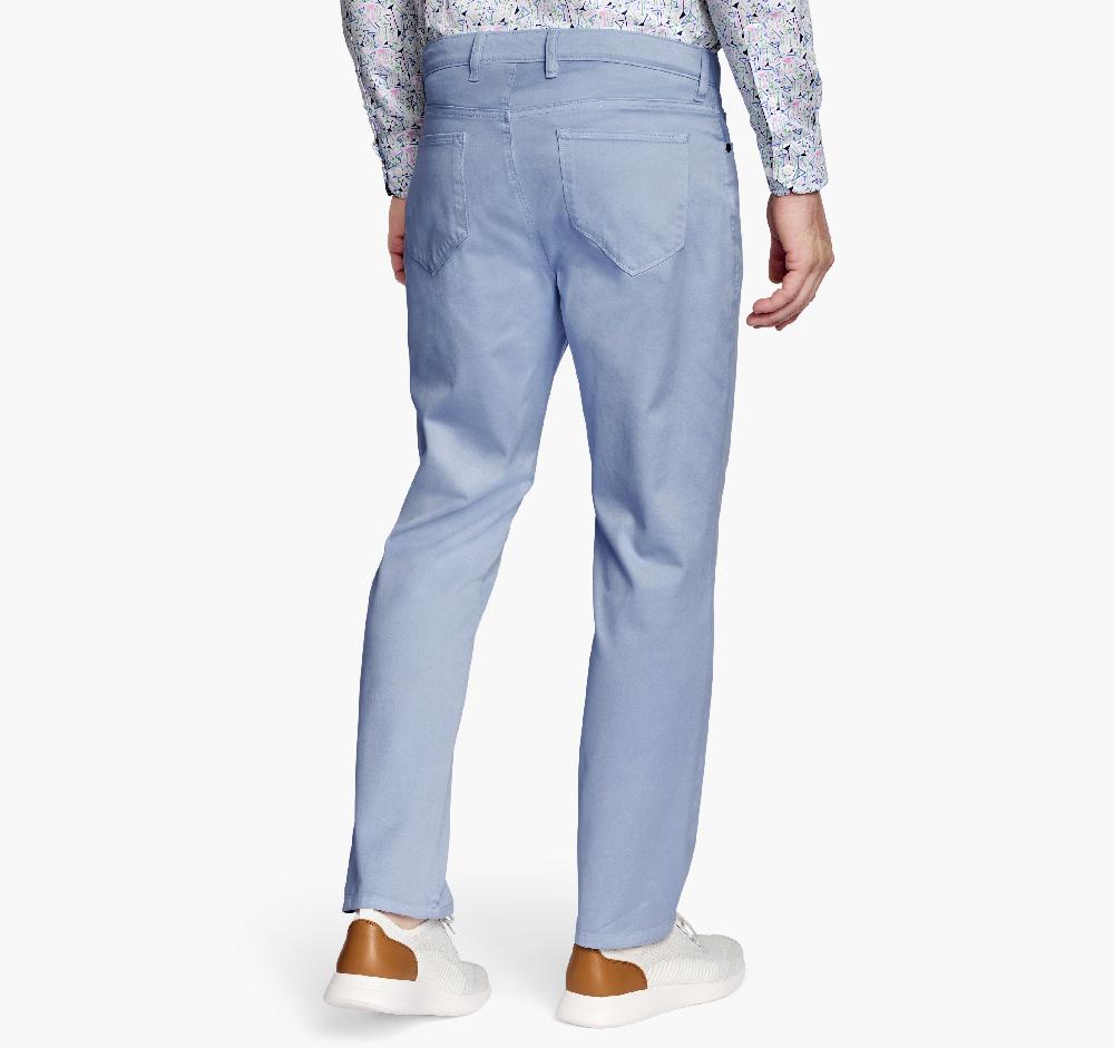 Johnston & Murphy Five-Pocket Pants Blue