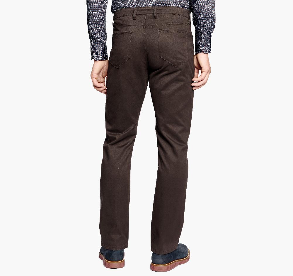Johnston & Murphy Five-Pocket Pants Brown