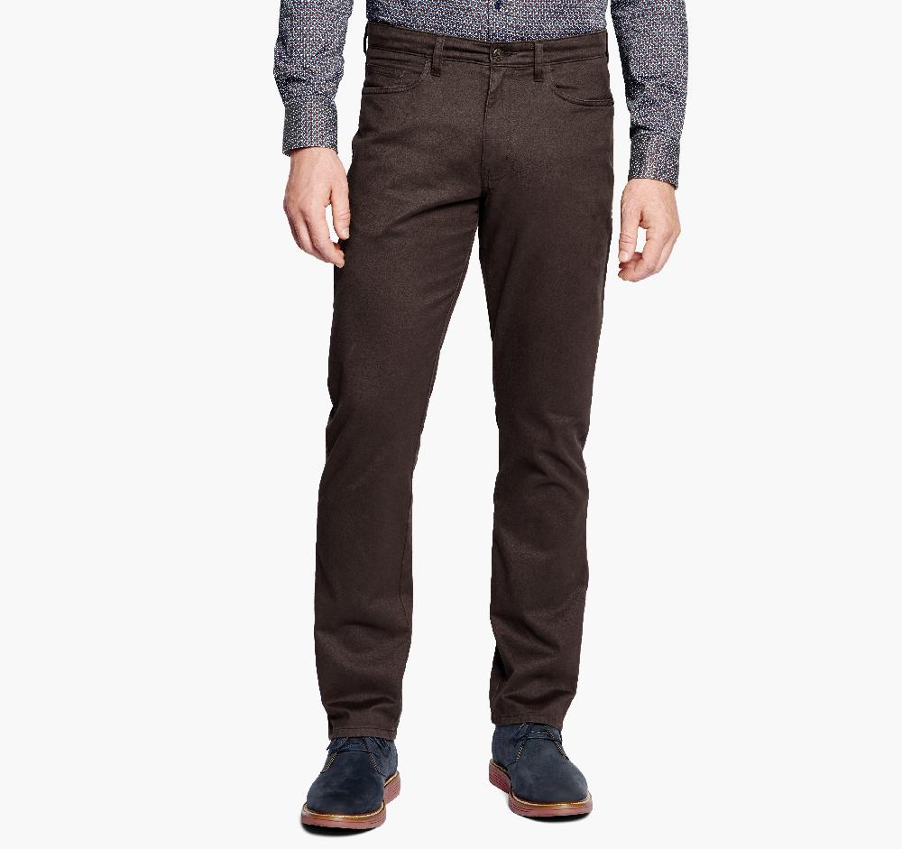 johnston & murphy Five-Pocket Pants Brown