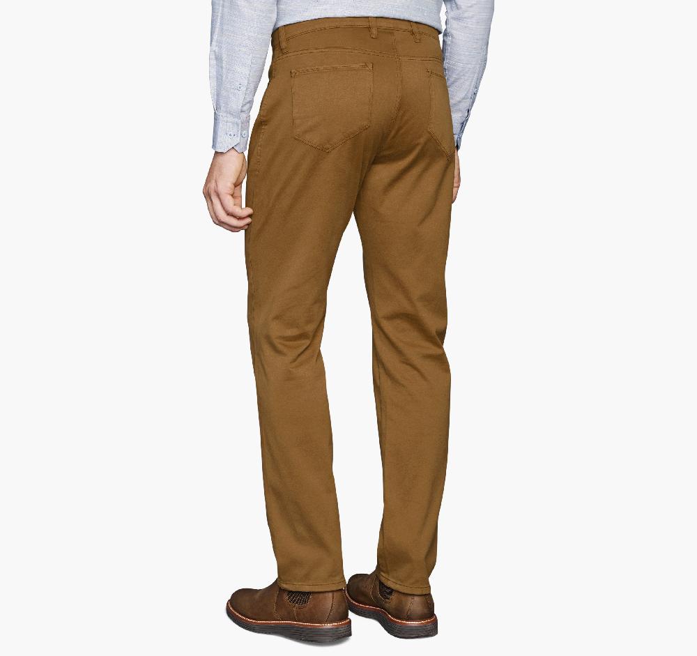 Johnston & Murphy Five-Pocket Pants Camel