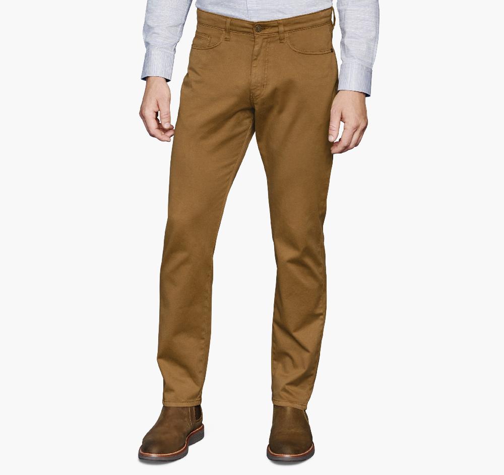 johnston & murphy Five-Pocket Pants Camel