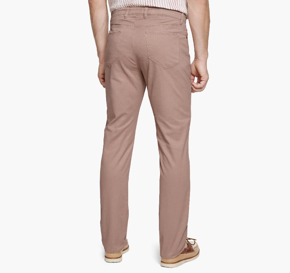 Johnston & Murphy Five-Pocket Pants Clay