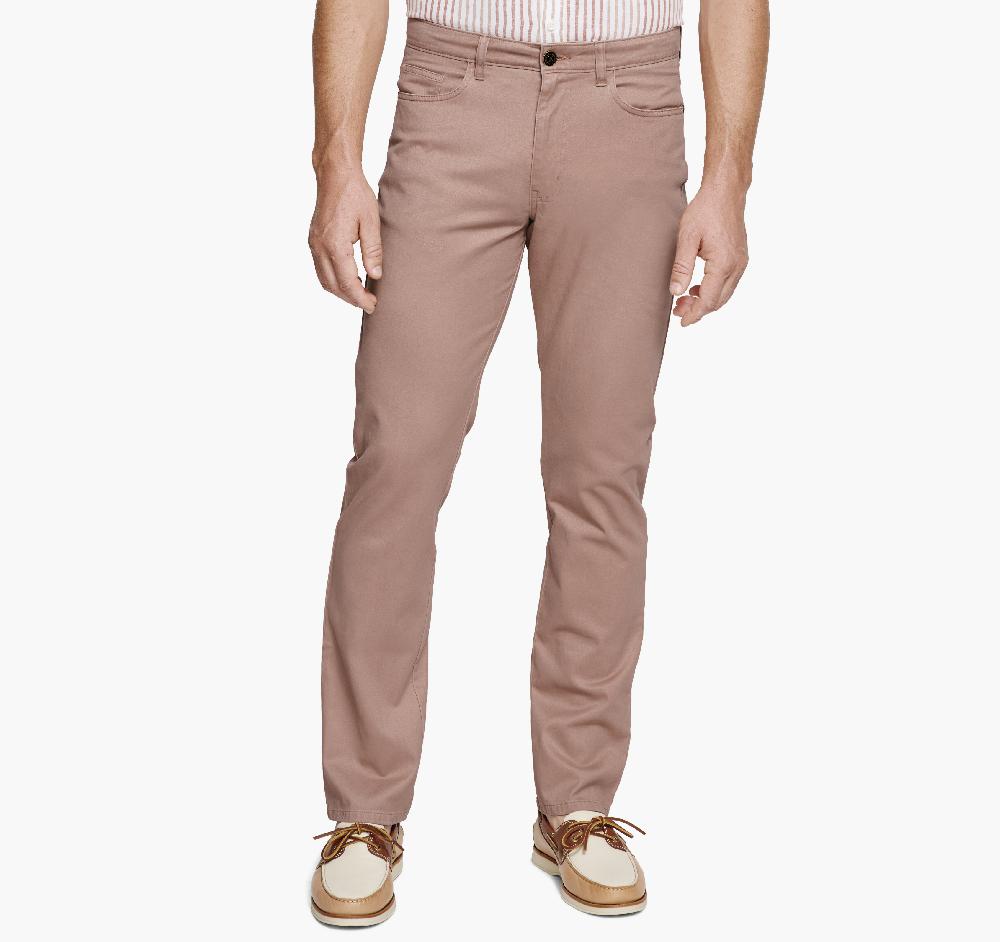 johnston & murphy Five-Pocket Pants Clay