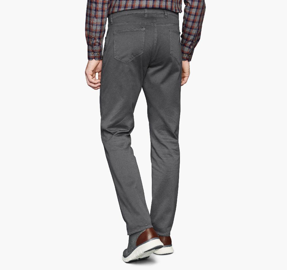 Johnston & Murphy Five-Pocket Pants Dark Charcoal