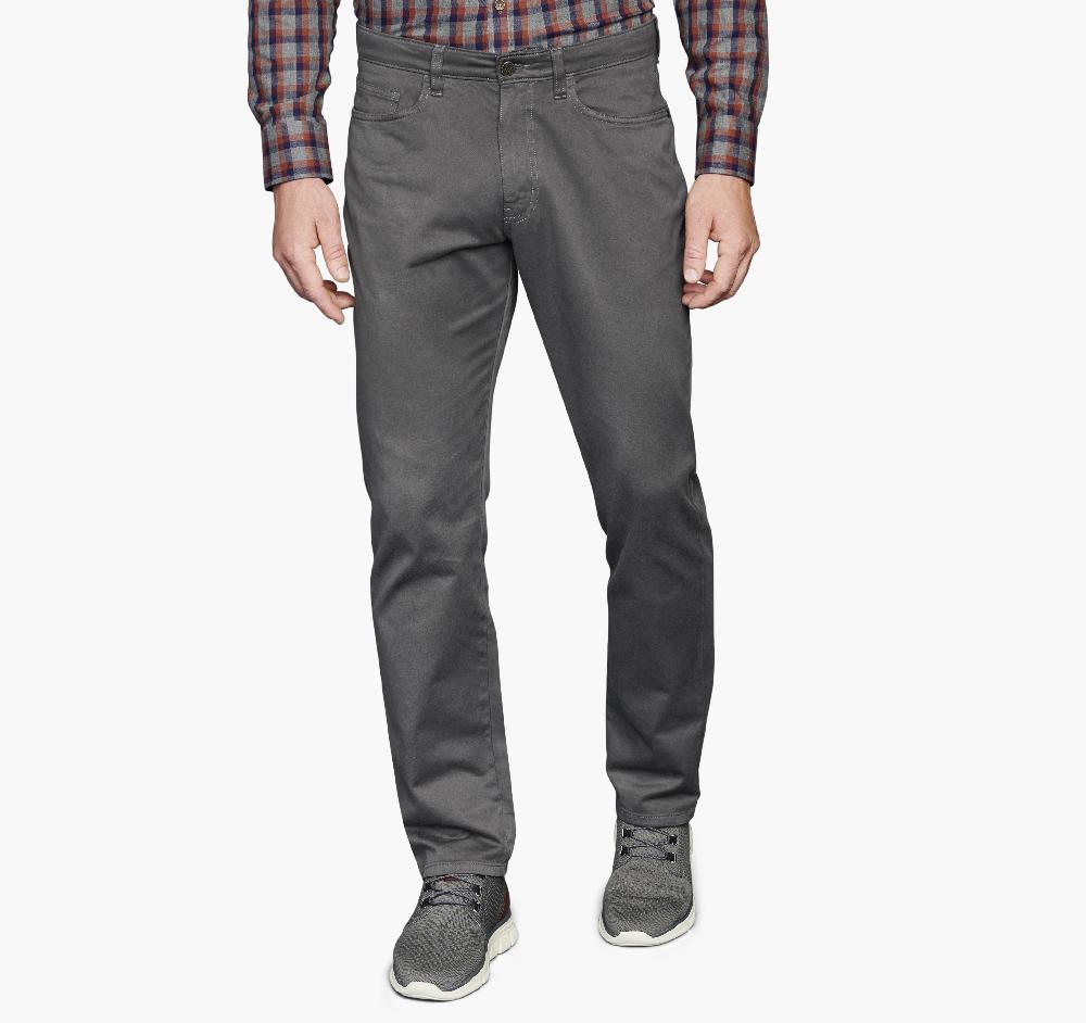 johnston & murphy Five-Pocket Pants Dark Charcoal