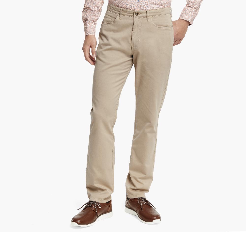 johnston & murphy Five-Pocket Pants Khaki