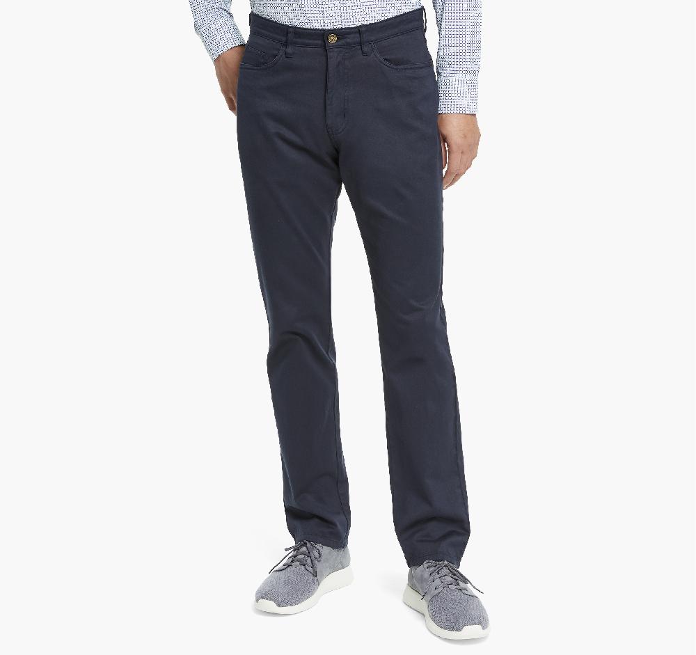 johnston & murphy Five-Pocket Pants Navy