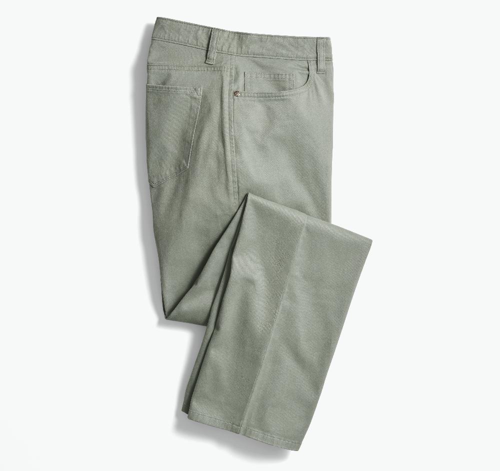 Johnston & Murphy Five-Pocket Pants Sage