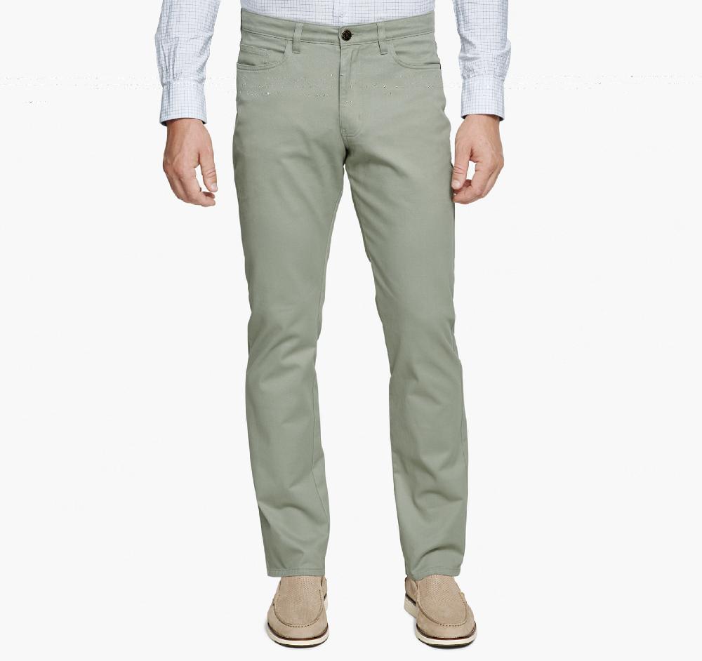 johnston & murphy Five-Pocket Pants Sage