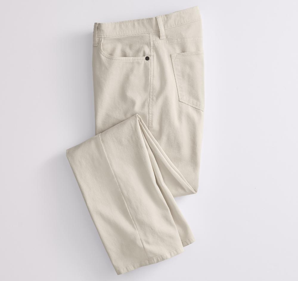 Johnston & Murphy Five-Pocket Pants Stone