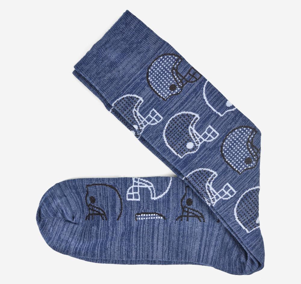 johnston & murphy Game Day Football Socks Navy