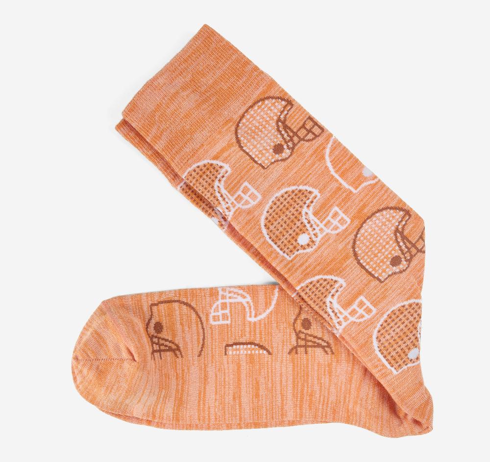 johnston & murphy Game Day Football Socks Orange