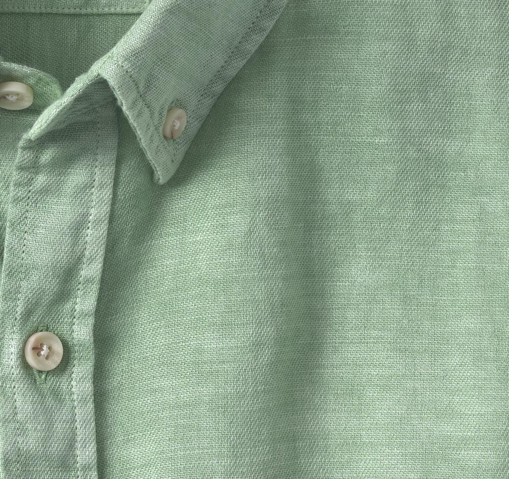 Johnston & Murphy Garment Dyed Shirt Green