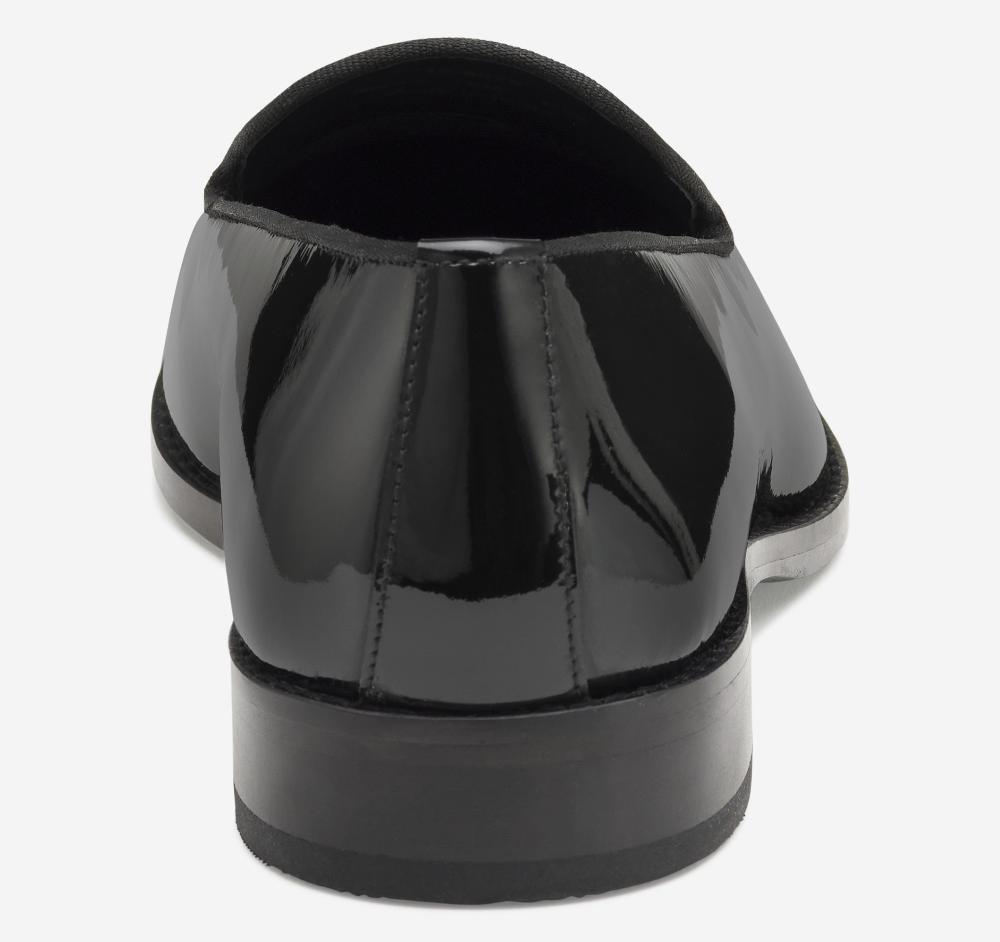 Johnston & Murphy Gavney Slip-On Loafer Black Patent