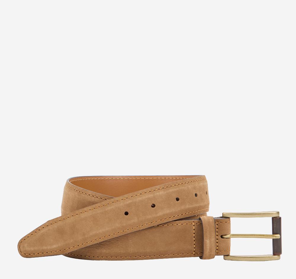 johnston & murphy Hartford Nubuck Belt Camel