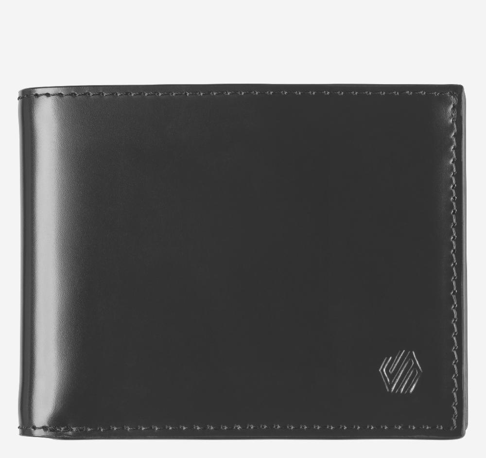 Johnston & Murphy Hudson Billfold Black Brush-Off