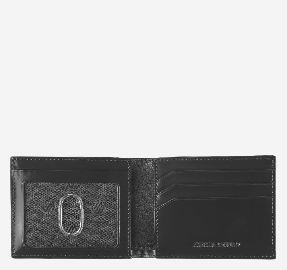 Johnston & Murphy Hudson Billfold Black Brush-Off