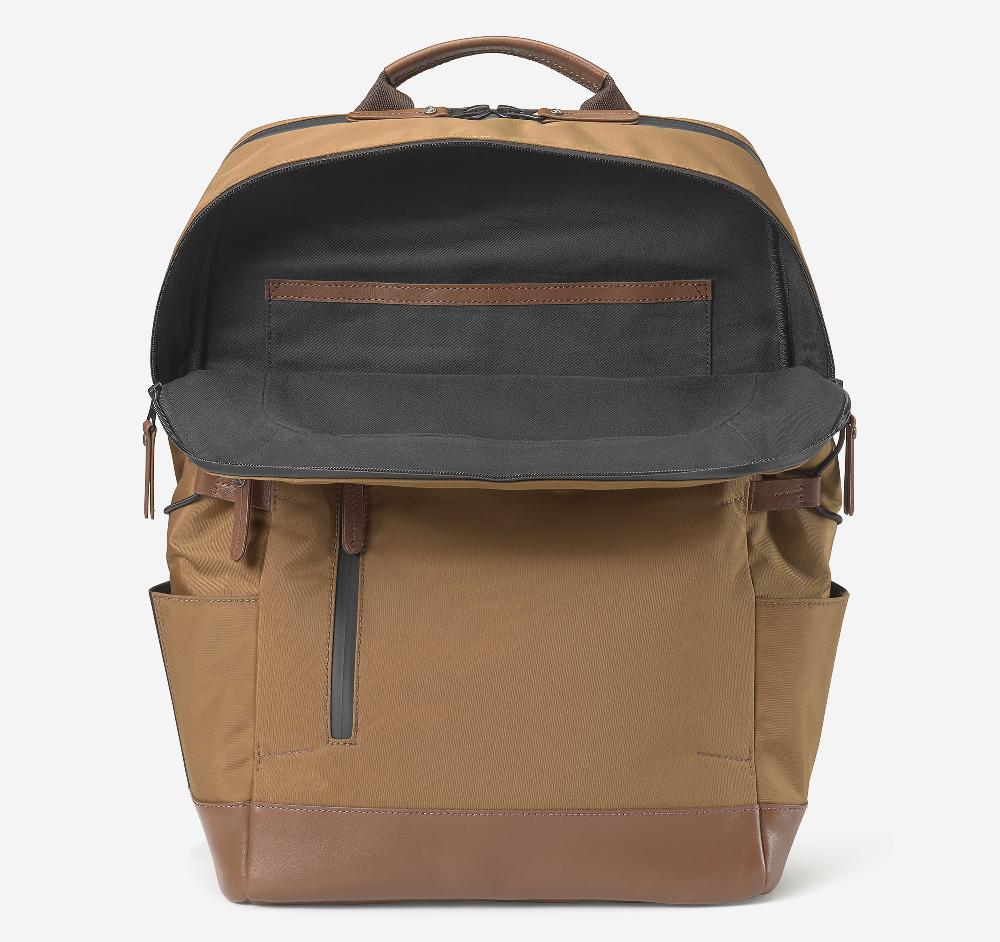 Johnston & Murphy Hudson Waterproof Backpack Cognac
