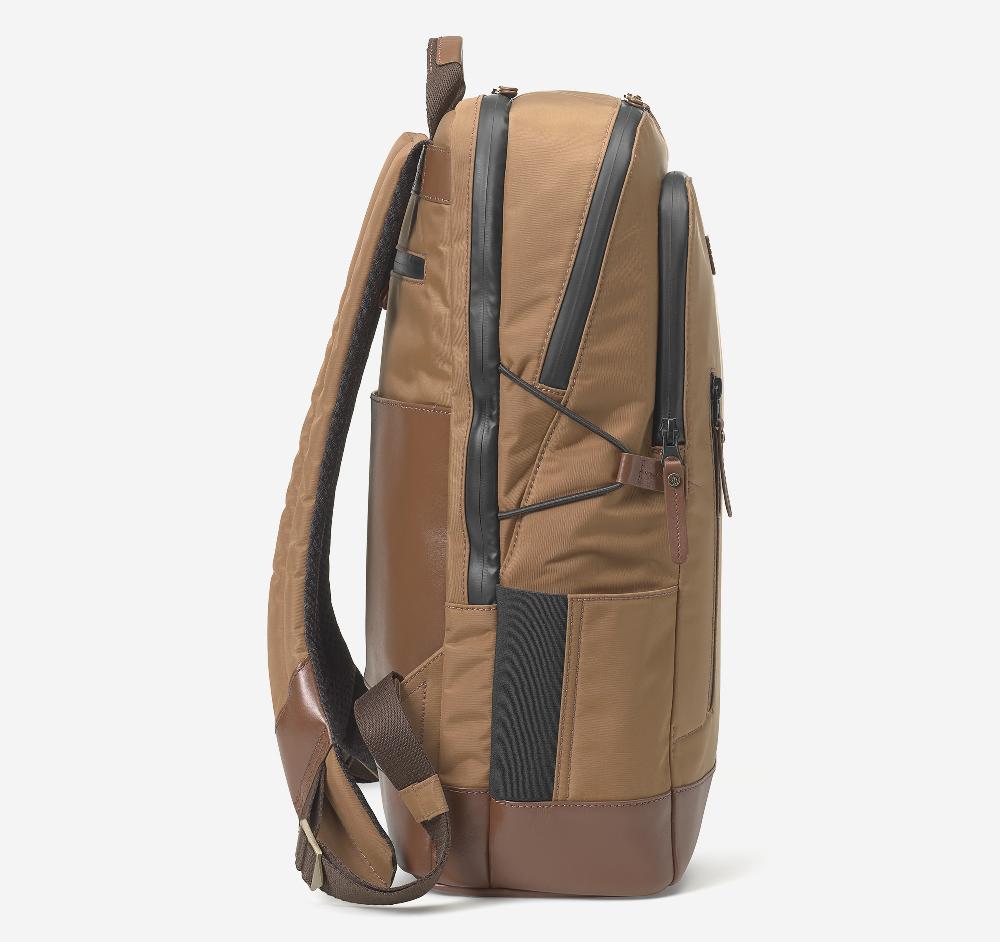 Johnston & Murphy Hudson Waterproof Backpack Cognac