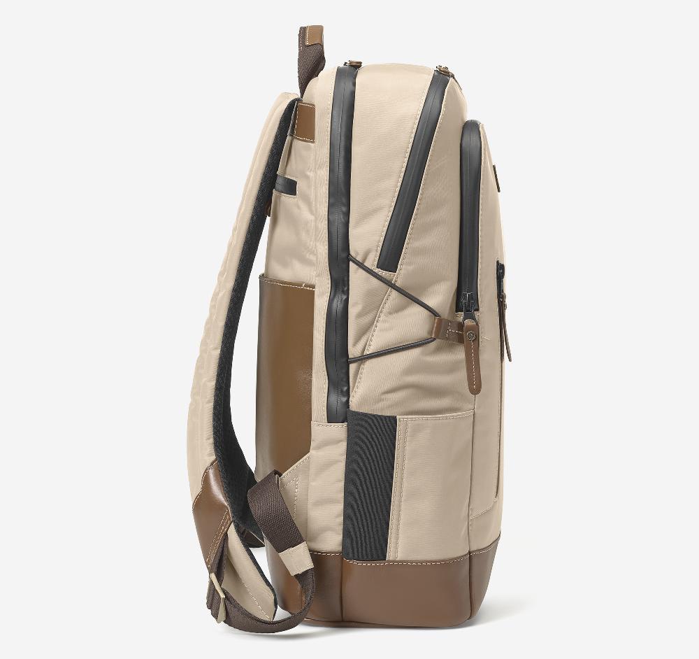 Johnston & Murphy Hudson Waterproof Backpack Taupe