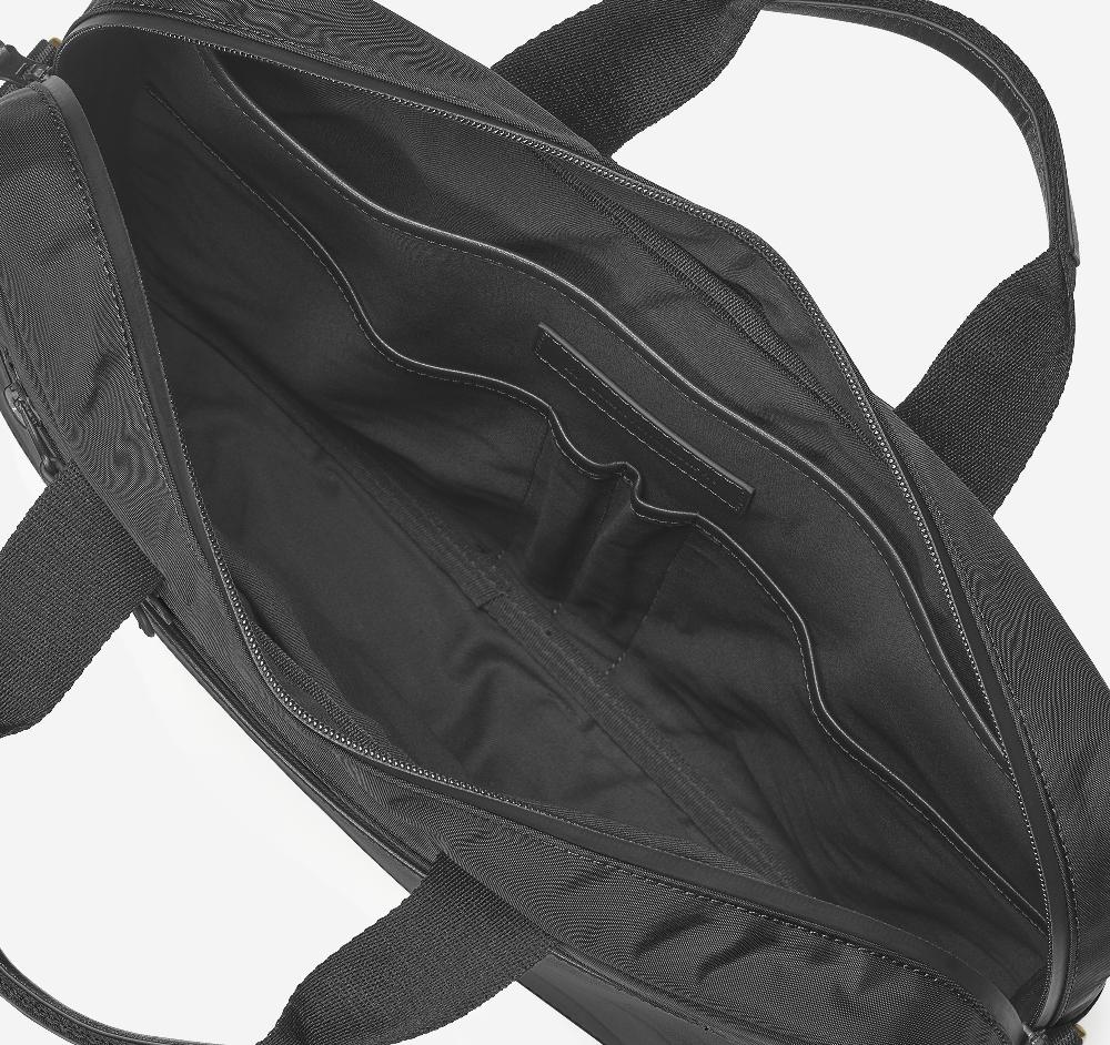 Johnston & Murphy Hudson Waterproof Briefcase Black