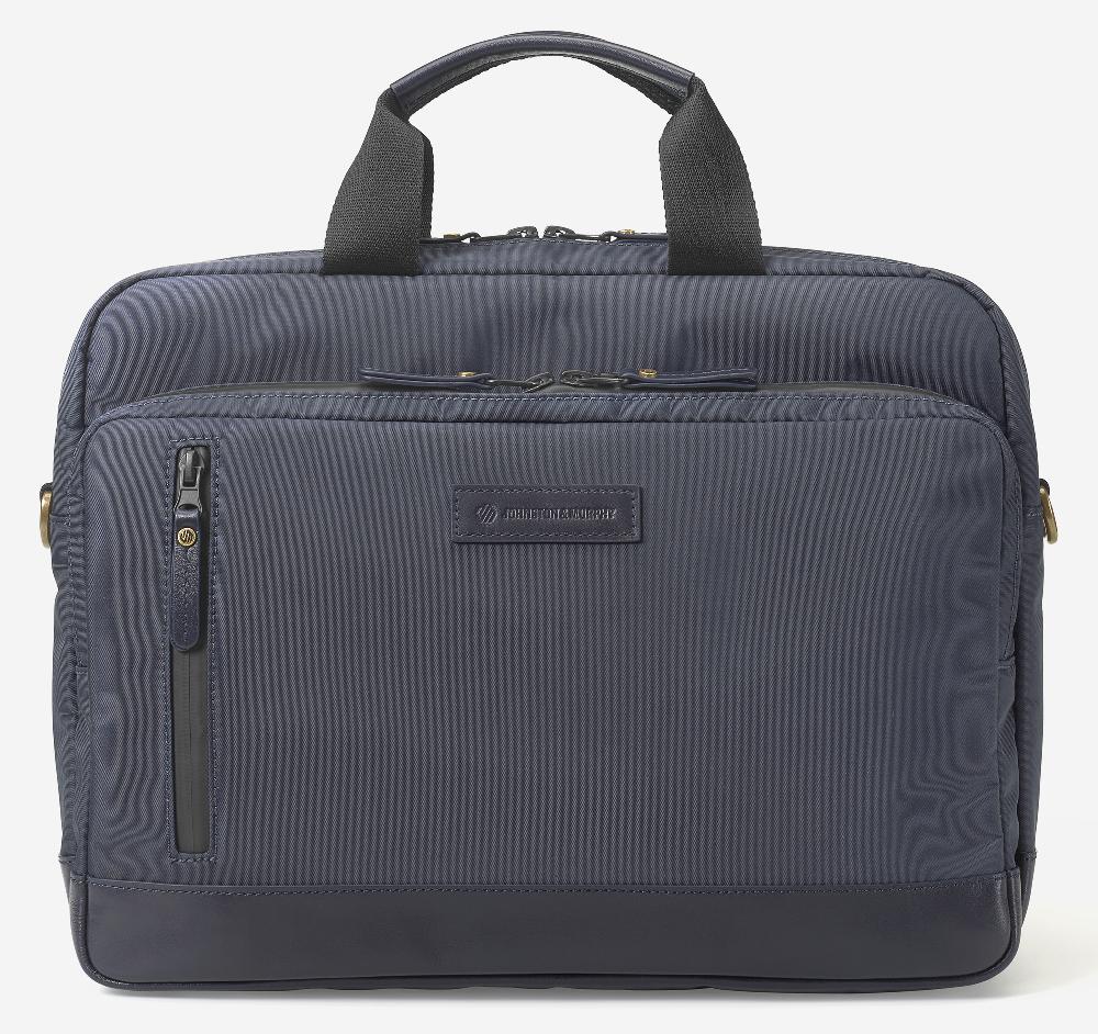 johnston & murphy Hudson Waterproof Briefcase Navy