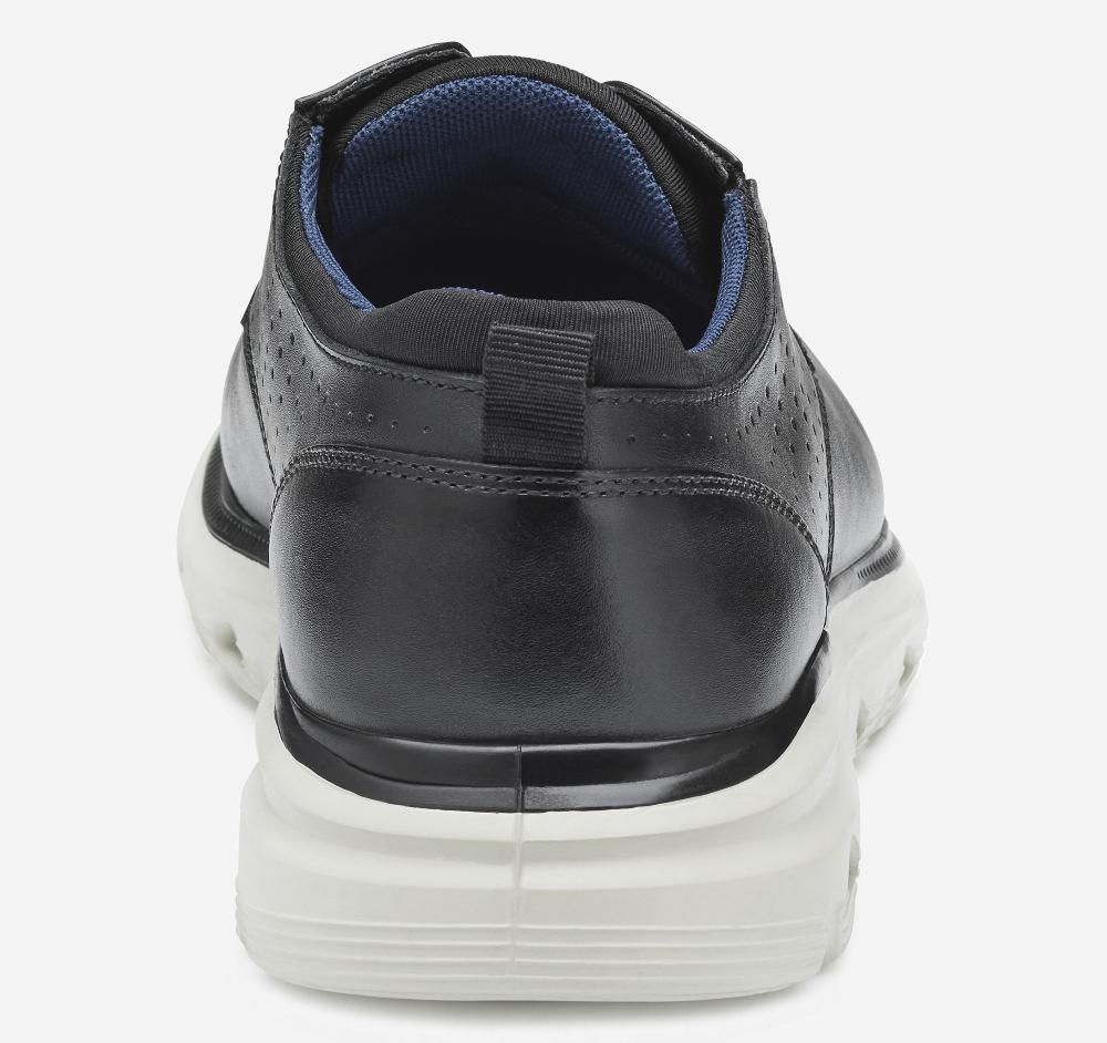 Johnston & Murphy Jenkins Plain Toe Black Full Grain